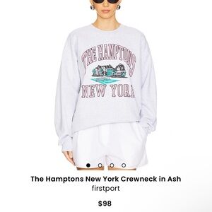 FIRSTPORT REVOLVE Heather Gray, The Hamptons New York Crew Neck